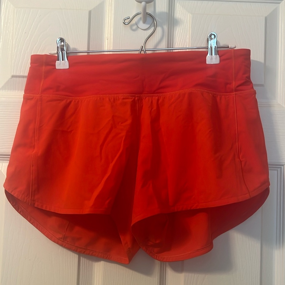 Never worn! Lululemon Speed Up Lined Short 4”